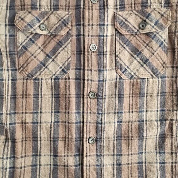 Quilted Heavy Flannel Jacket Men's XXL Five Pockets Workcore Weatherwear Y2K - Picture 14 of 16